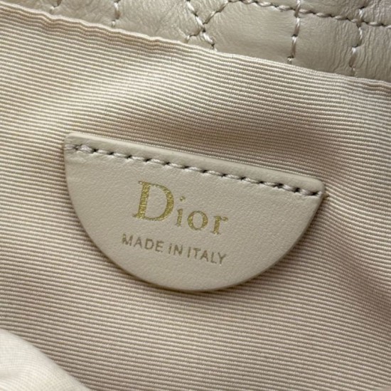 AAAAA Replica Dior Adiorable Mini Bucket Bag Apricot Fake
