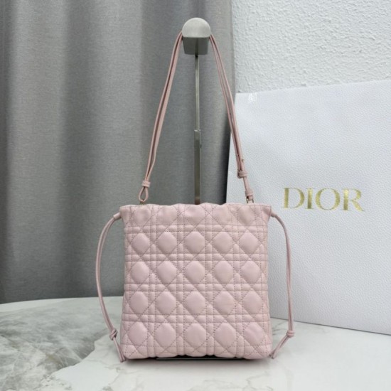 AAAAA Replica Dior Adiorable Mini Bucket Bag Pink Fake