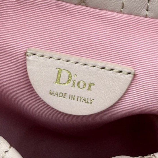 AAAAA Replica Dior Adiorable Mini Bucket Bag Pink Fake