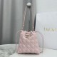 AAAAA Replica Dior Adiorable Mini Bucket Bag Pink Fake