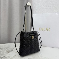 AAAAA Replica Dior Adiorable Mini Bucket Bag Black Fake