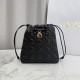 AAAAA Replica Dior Adiorable Mini Bucket Bag Black Fake