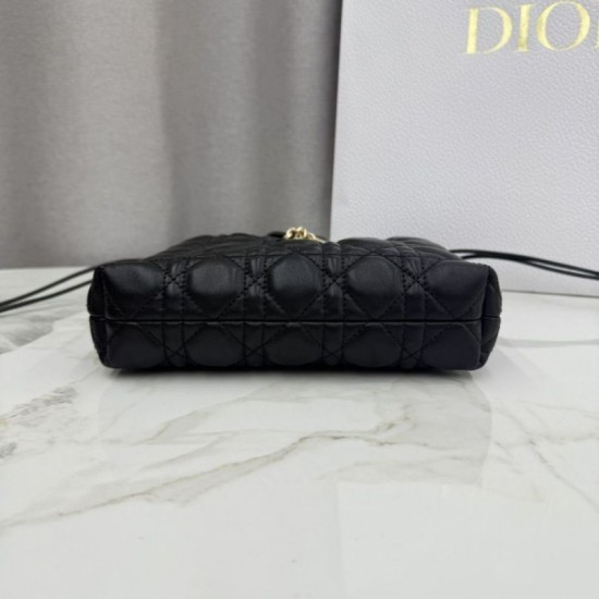 AAAAA Replica Dior Adiorable Mini Bucket Bag Black Fake