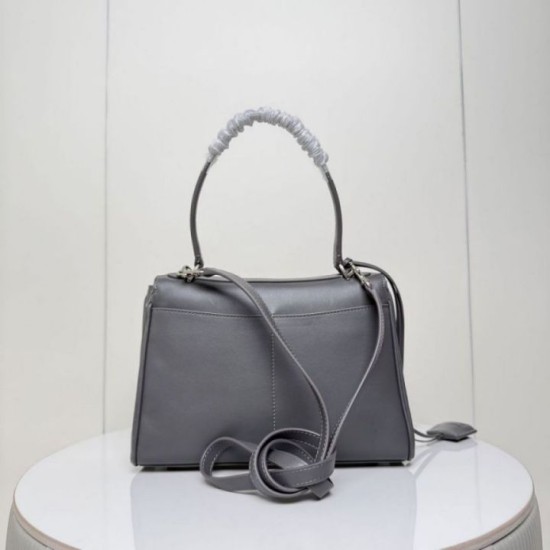AAAAA Replica Balenciaga Rodeo Medium Crossbody Bag Gray Fake
