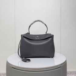 AAAAA Replica Balenciaga Rodeo Medium Crossbody Bag Gray Fake