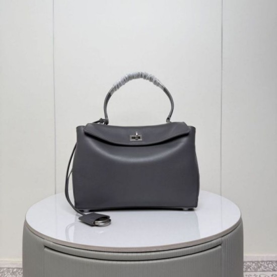 AAAAA Replica Balenciaga Rodeo Medium Crossbody Bag Gray Fake
