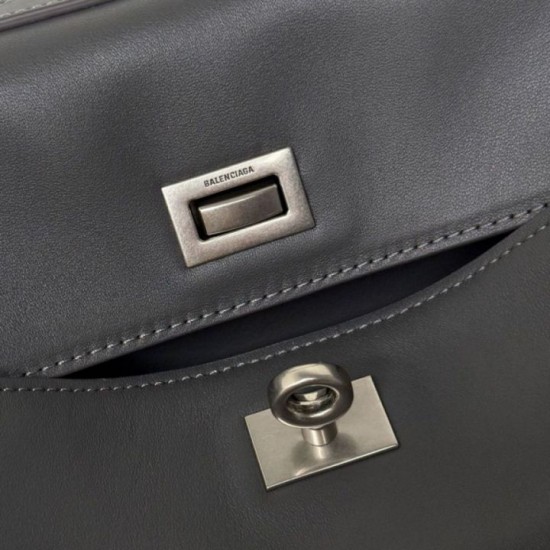 AAAAA Replica Balenciaga Rodeo Medium Crossbody Bag Gray Fake