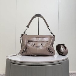 AAAAA Replica Balenciaga Le City Moto Small/Medium Crossbody Bag Fake
