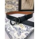 Premium Replica Dior Montaigne Reversible Belt 35mm Ultra-Matte Calfskin Knockoff