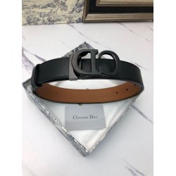 Premium Replica Dior Montaigne Reversible Belt 35mm Ultra-Matte Calfskin Knockoff