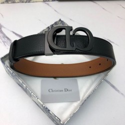 Premium Replica Dior Montaigne Reversible Belt 35mm Ultra-Matte Calfskin Knockoff
