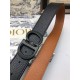 Premium Replica Dior Montaigne Reversible Belt 35mm Ultra-Matte Calfskin Knockoff