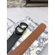 Premium Replica Dior Montaigne Reversible Belt 35mm Ultra-Matte Calfskin Knockoff