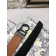 Premium Replica Dior Montaigne Reversible Belt 35mm Ultra-Matte Calfskin Knockoff