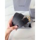 Premium Replica Balenciaga BB Belt with BB Logo Buckle 35mm Black Knockoff
