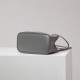 Premium Replica Prada Dada Small Nappa Bag 1BG586 Gray Knockoff
