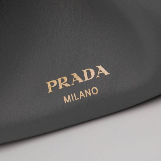 Premium Replica Prada Dada Small Nappa Bag 1BG586 Gray Knockoff