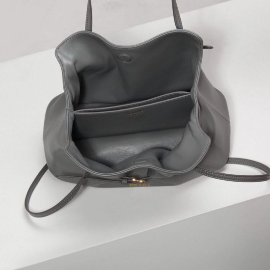 Premium Replica Prada Dada Small Nappa Bag 1BG586 Gray Knockoff