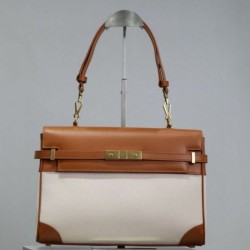 Premium Replica YSL Saint Laurent Manhattan Top-Handle Crossbody Bag Brown Knockoff