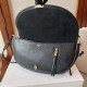 AAAAA Fake Celine Halfmoon Small Soft Triomphe Bag Black Replica Cheap Premium Replica Celine Halfmoon Small Soft Triomphe Bag Black Knockoff