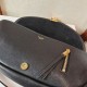 AAAAA Fake Celine Halfmoon Small Soft Triomphe Bag Black Replica Cheap Premium Replica Celine Halfmoon Small Soft Triomphe Bag Black Knockoff