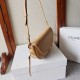Premium Replica Celine Halfmoon Small Soft Triomphe Bag Apricot Knockoff