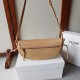 Premium Replica Celine Halfmoon Small Soft Triomphe Bag Apricot Knockoff