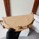 Premium Replica Celine Halfmoon Small Soft Triomphe Bag Apricot Knockoff