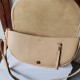 Premium Replica Celine Halfmoon Small Soft Triomphe Bag Apricot Knockoff