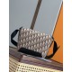 AAAAA Fake Dior Crossbody Bag Jett with brown oblique jacquard flap Replica Cheap Premium Replica Dior Crossbody Bag Jett with brown oblique jacquard flap Knockoff