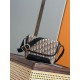 AAAAA Fake Dior Crossbody Bag Jett with brown oblique jacquard flap Replica Cheap Premium Replica Dior Crossbody Bag Jett with brown oblique jacquard flap Knockoff