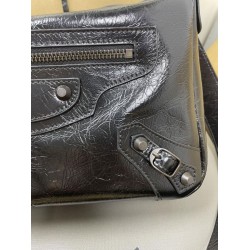 Premium Replica Balenciaga Le City classic shoulder bag black Knockoff
