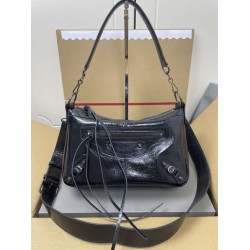 Premium Replica Balenciaga Le City classic shoulder bag black Knockoff