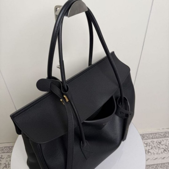 Premium Replica Balenciaga Carrie Carry All tote bag black Knockoff