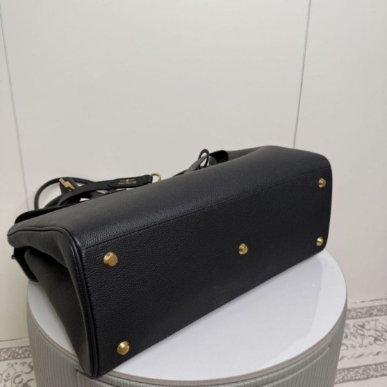Premium Replica Balenciaga Carrie Carry All tote bag black Knockoff