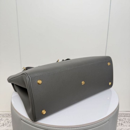 Premium Replica Balenciaga Carrie Carry All tote bag gray Knockoff