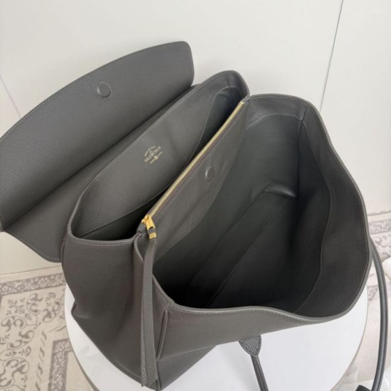 Premium Replica Balenciaga Carrie Carry All tote bag gray Knockoff