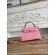 Premium Replica Hermes Mini Kelly II Sellier Epsom bag orange Knockoff