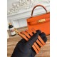 AAAAA Fake Hermes Mini Kelly II Sellier Epsom bag pink Replica Cheap Premium Replica Hermes Mini Kelly II Sellier Epsom bag pink Knockoff