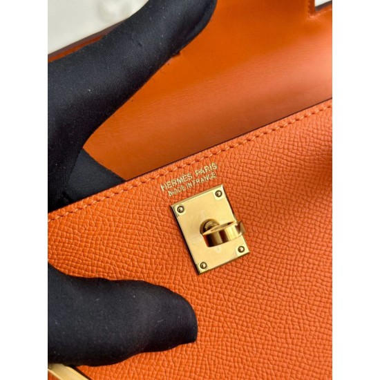 AAAAA Fake Hermes Mini Kelly II Sellier Epsom bag pink Replica Cheap Premium Replica Hermes Mini Kelly II Sellier Epsom bag pink Knockoff