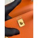 AAAAA Fake Hermes Mini Kelly II Sellier Epsom bag pink Replica Cheap Premium Replica Hermes Mini Kelly II Sellier Epsom bag pink Knockoff