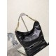 Premium Replica YSL Saint Laurent Hortense Hobo shoulder bag black Knockoff