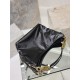 Premium Replica YSL Saint Laurent Hortense Hobo shoulder bag black Knockoff