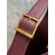 Premium Replica YSL Saint Laurent Le 5 à 7 large soft hobo bag burgundy Knockoff