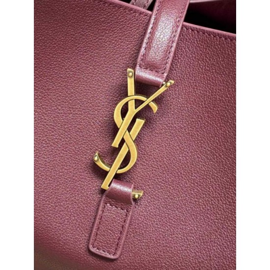 Premium Replica YSL Saint Laurent Le 5 à 7 large soft hobo bag burgundy Knockoff