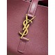 Premium Replica YSL Saint Laurent Le 5 à 7 large soft hobo bag burgundy Knockoff