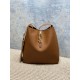 Premium Replica YSL Saint Laurent Le 5 à 7 large soft hobo bag brown Knockoff