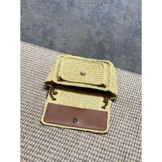 Premium Replica YSL Saint Laurent Niki Raffia medium shoulder bag Knockoff