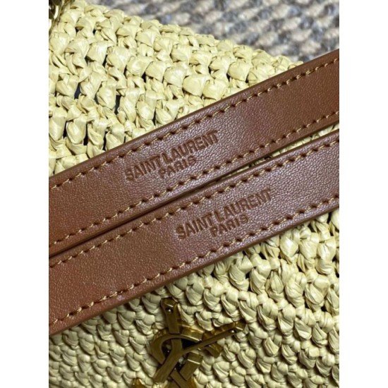 Premium Replica YSL Saint Laurent Niki Raffia medium shoulder bag Knockoff