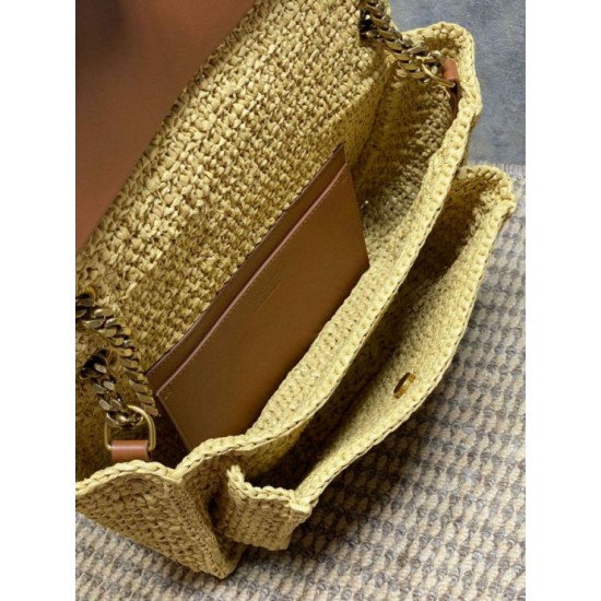 Premium Replica YSL Saint Laurent Niki Raffia medium shoulder bag Knockoff